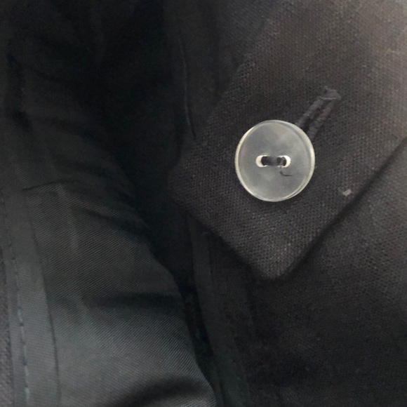 BCBG Linen Pants + removable overall straps - Picture 10 of 11